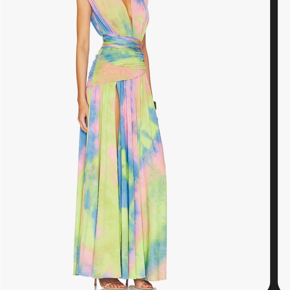 Bronx and Banco Vibrant Pastel Maxi Dress - Picture 2 of 3